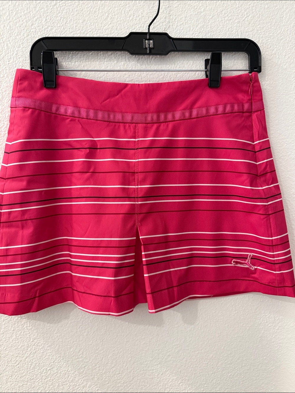 Puma Pink Striped Women’s Golf Skort